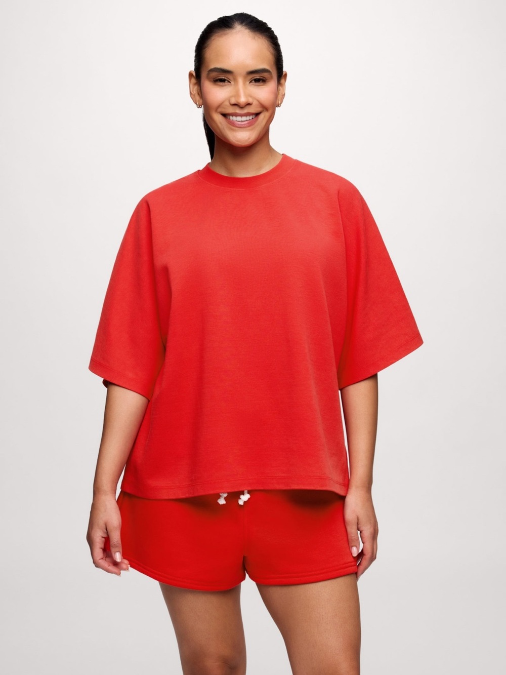 nuuds Street Tee Hibiscus Oversized Boxy T Shirt L NWOT